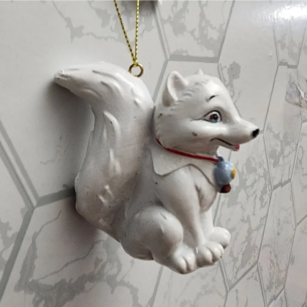 NWT Elf on the shelf pet Arctic Fox Christmas tree ornament